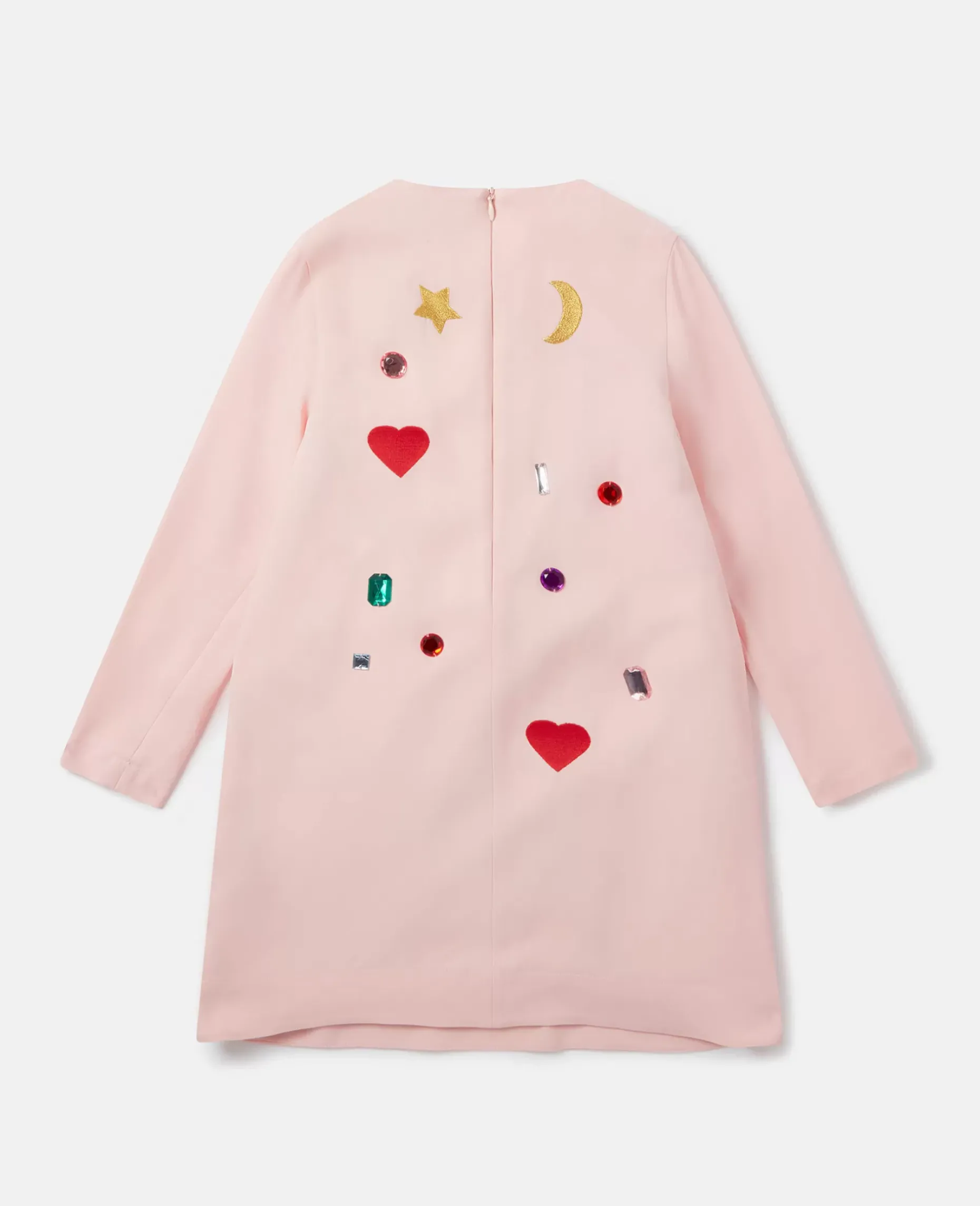 Gem Doodle Embroidery Jersey Dress