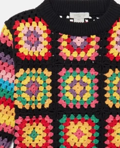 Granny Square Crochet Jumper