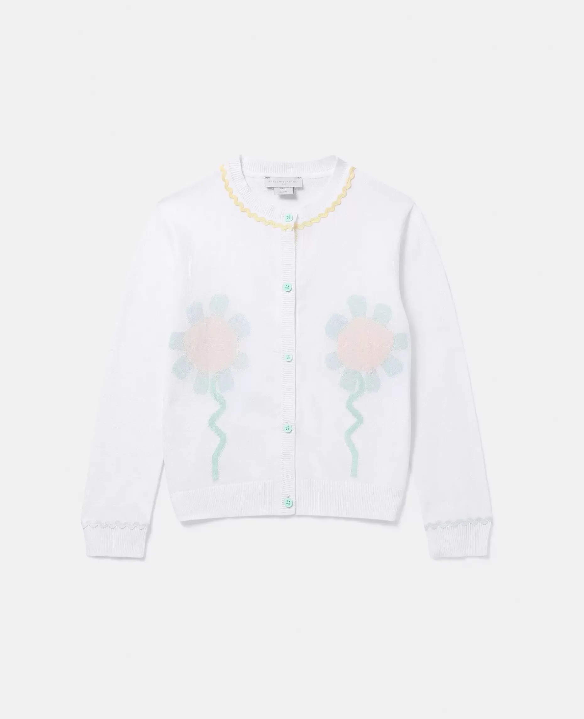 Graphic Flower Cardigan
