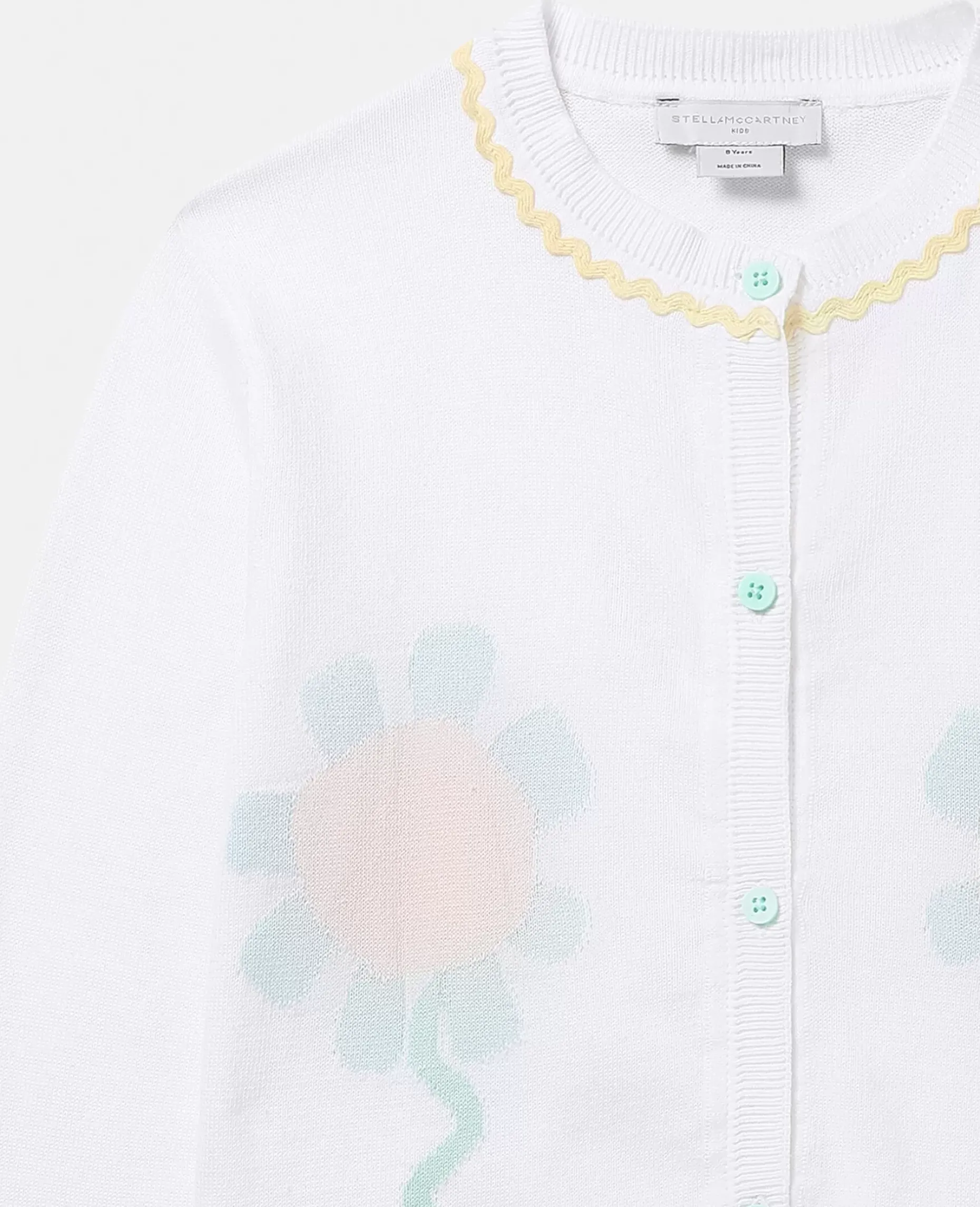 Graphic Flower Cardigan