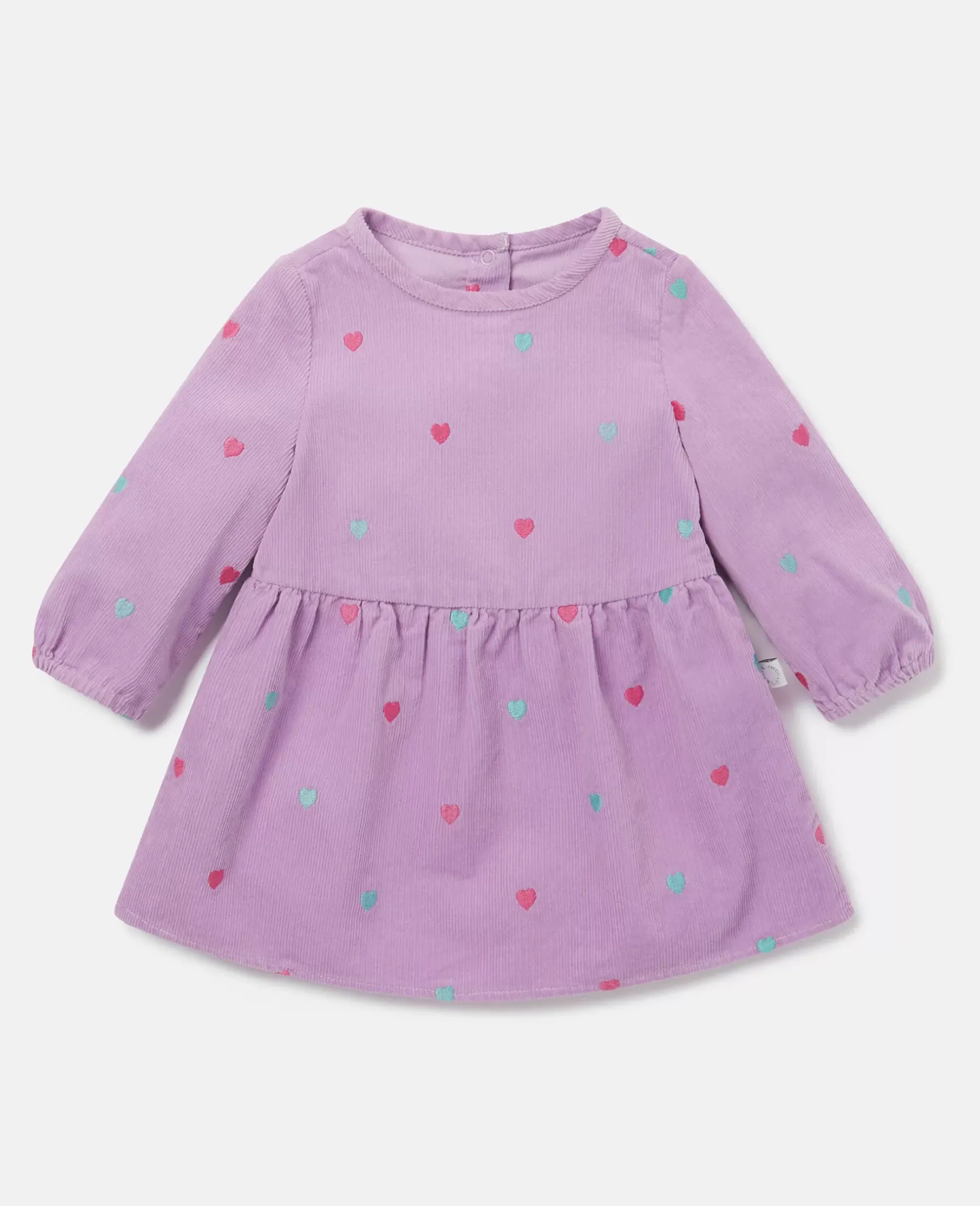 Heart Embroidery Skater Dress