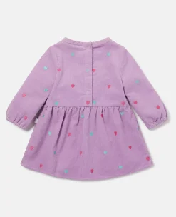 Heart Embroidery Skater Dress