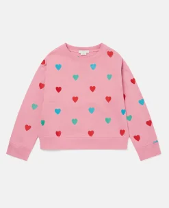 Heart Print Sweatshirt
