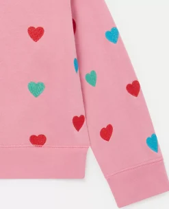 Heart Print Sweatshirt