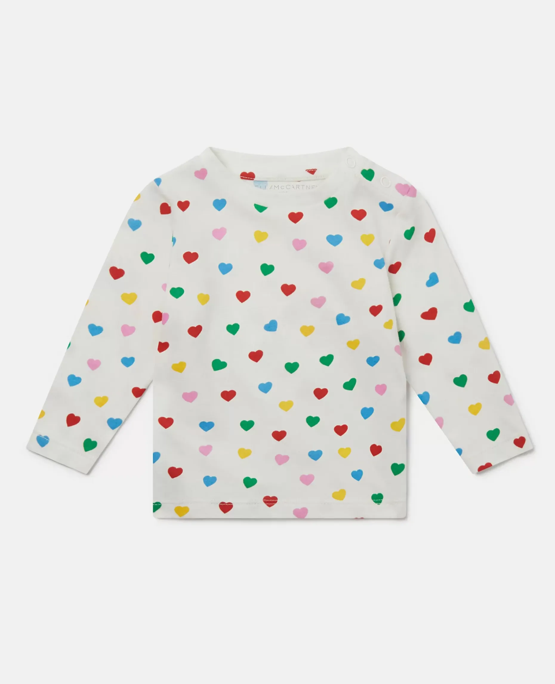 Heart Print Sweatshirt Dress