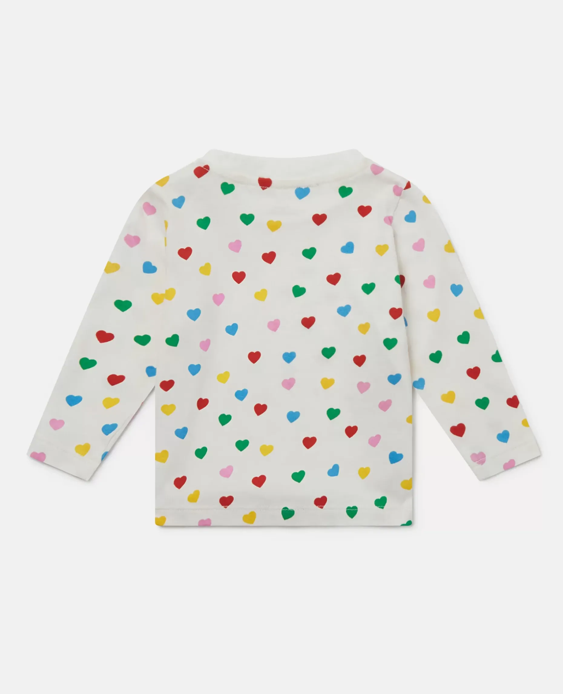 Heart Print Sweatshirt Dress