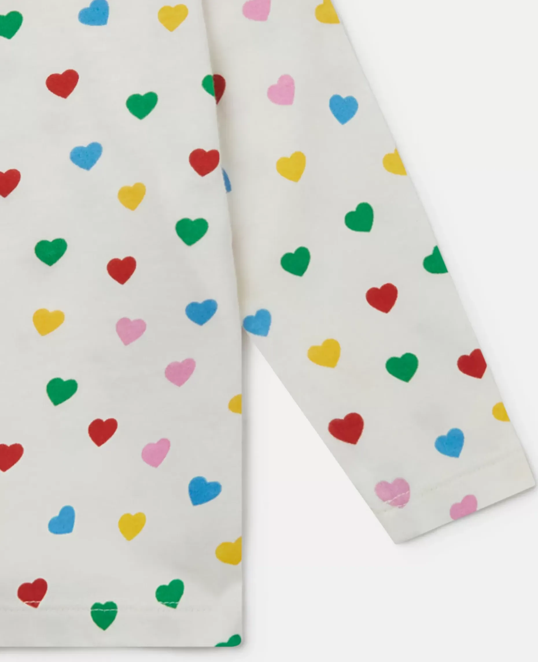 Heart Print Sweatshirt Dress