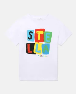 Letter Blocks Print T-Shirt