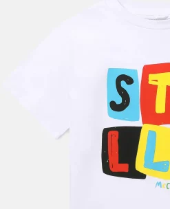 Letter Blocks Print T-Shirt