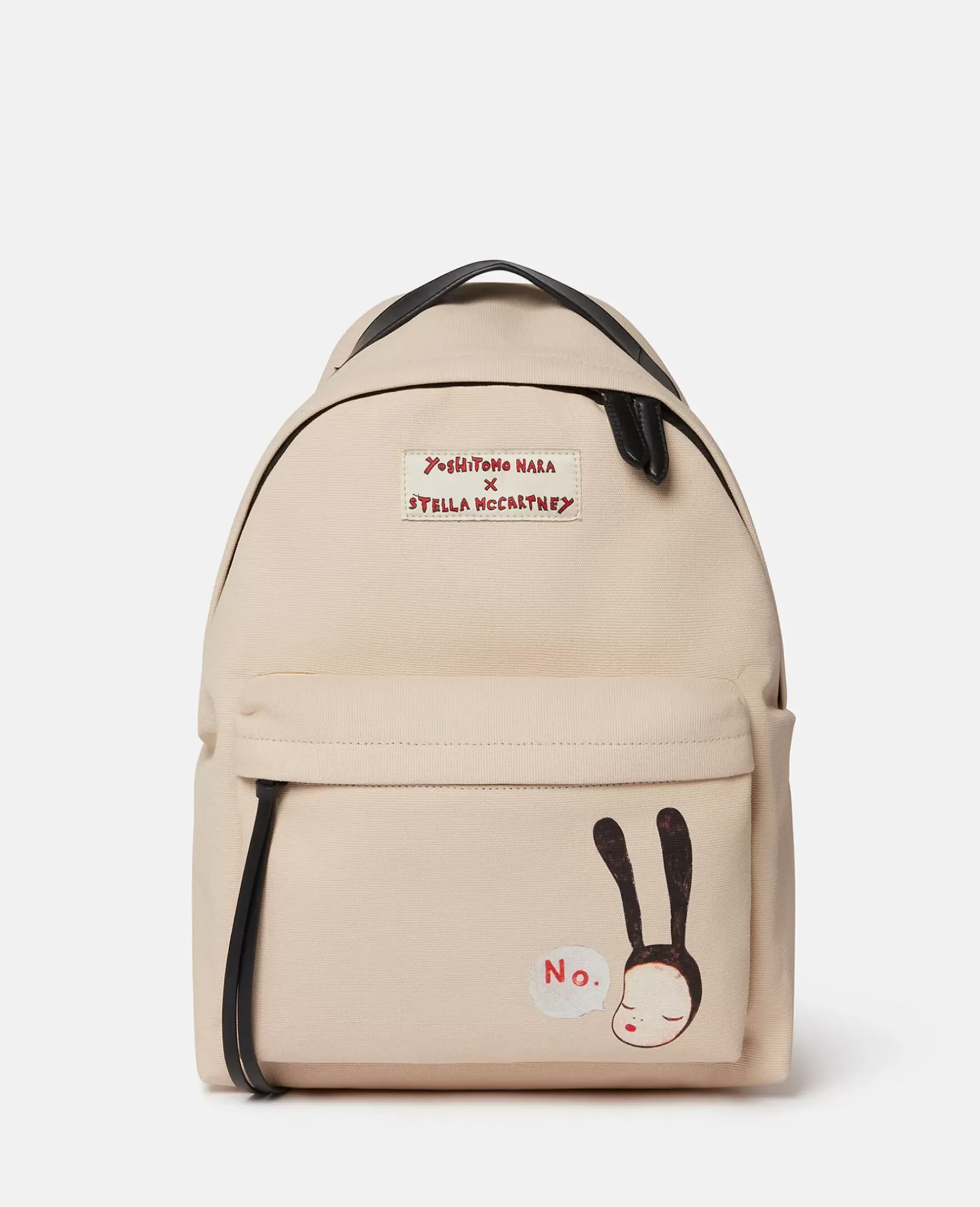 Little Black Bunny Print Backpack