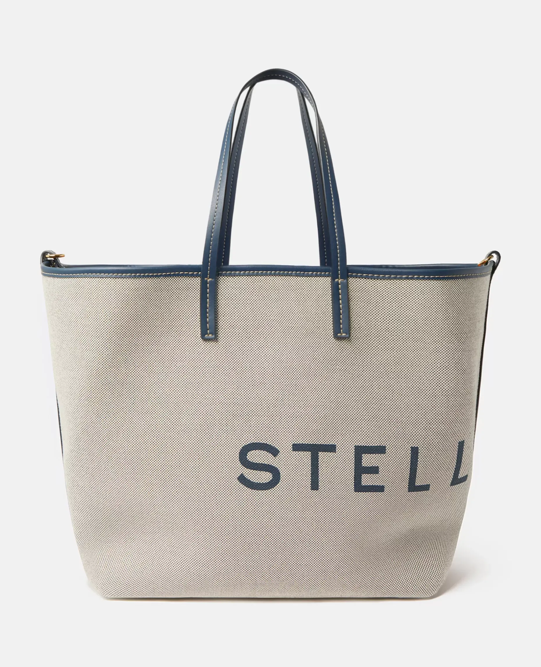 Logo Canvas Beach Tote Bag