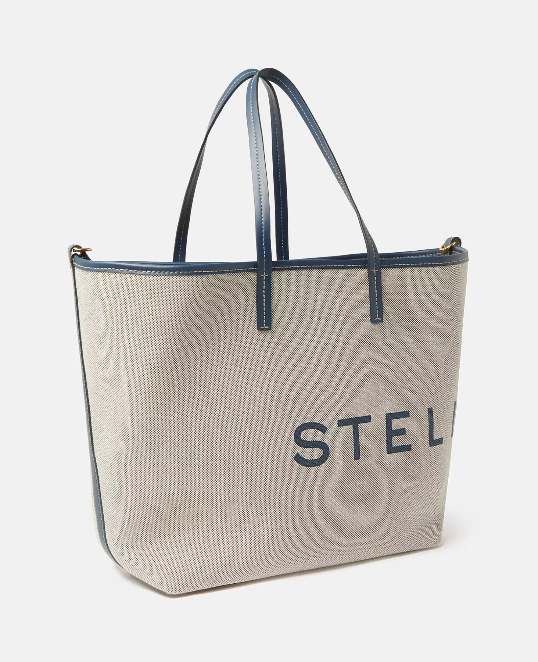 Logo Canvas Beach Tote Bag