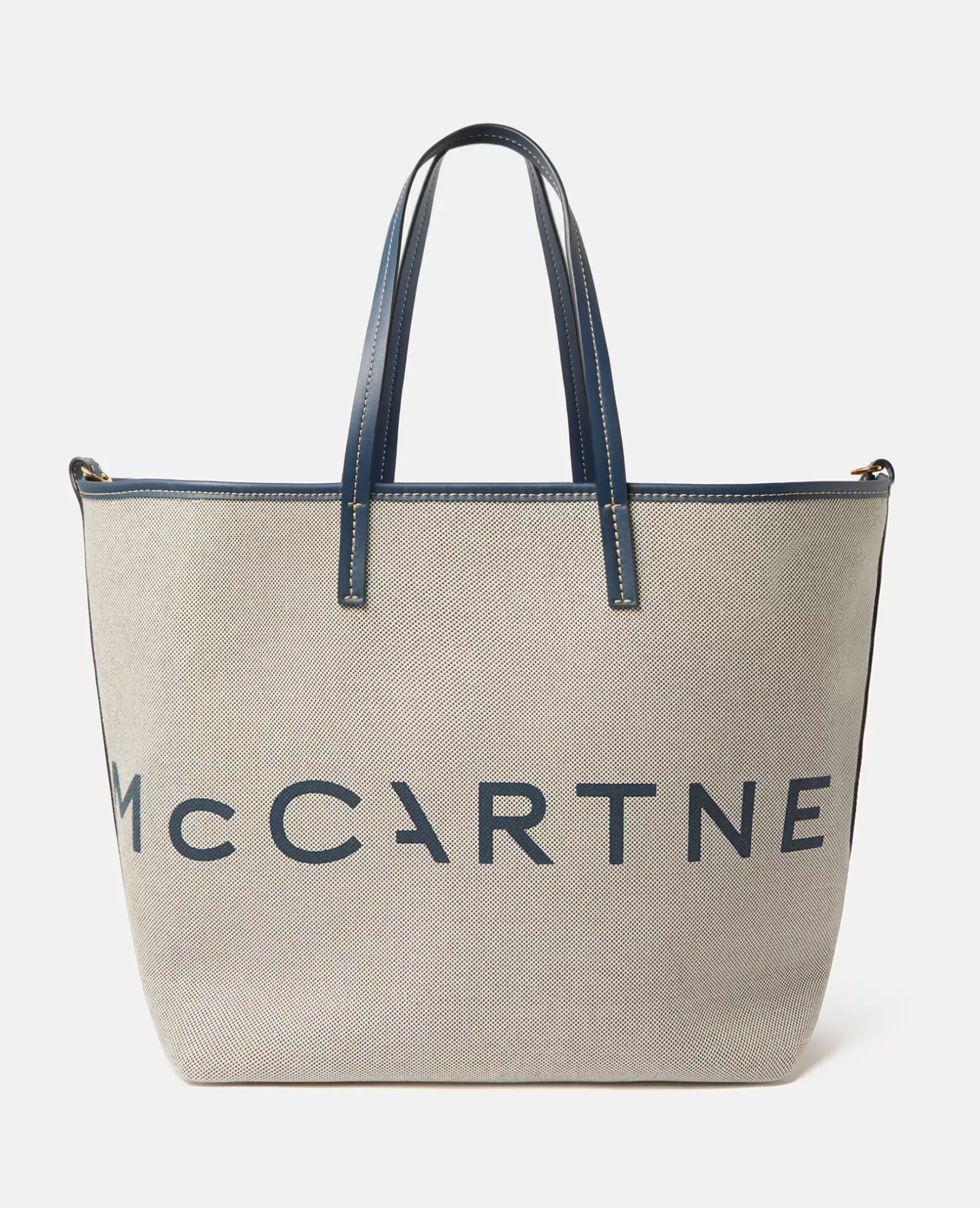 Logo Canvas Beach Tote Bag