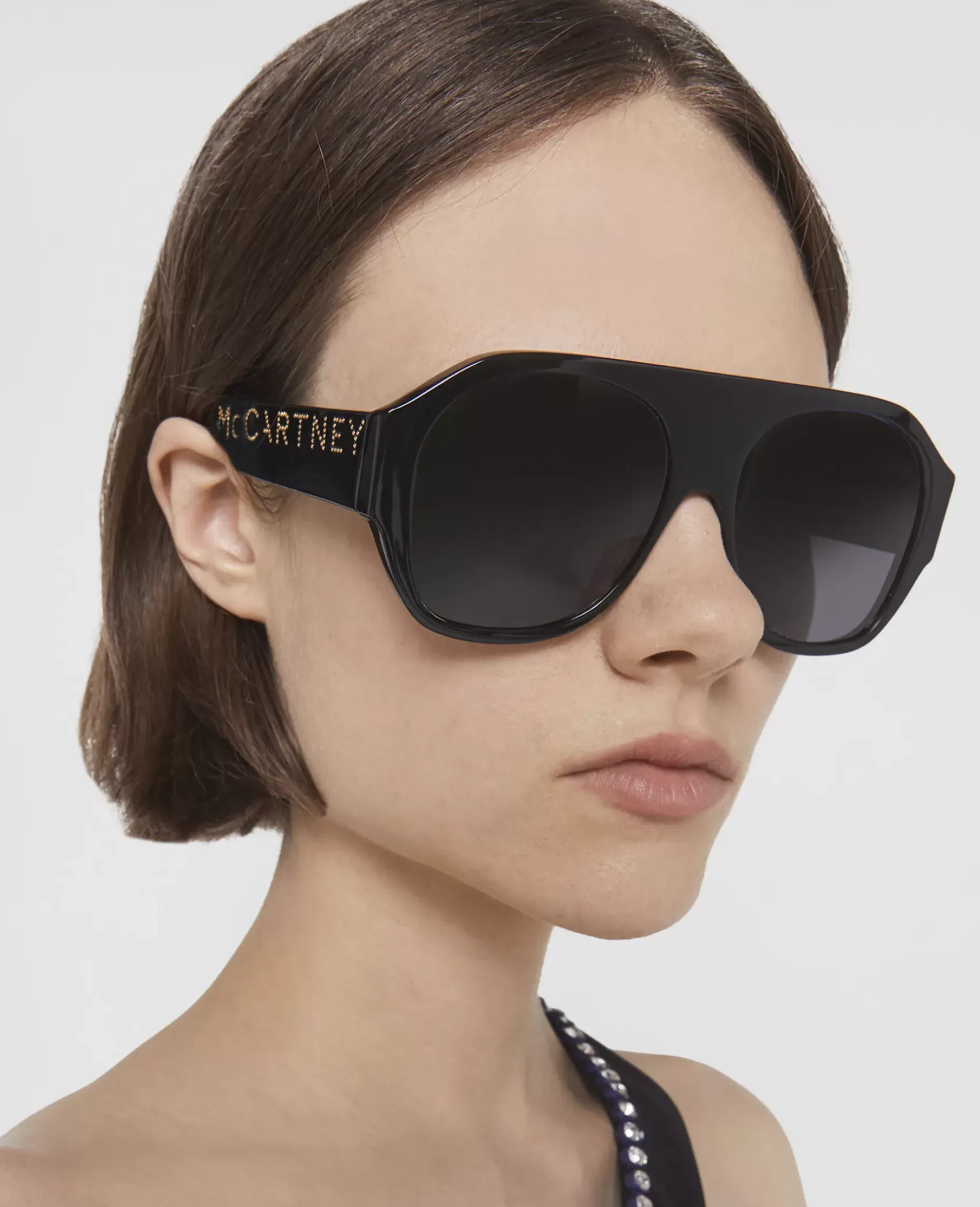 Logo Chunky Aviator Sunglasses