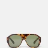 Logo Chunky Aviator Sunglasses