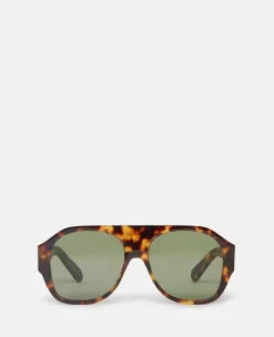 Logo Chunky Aviator Sunglasses