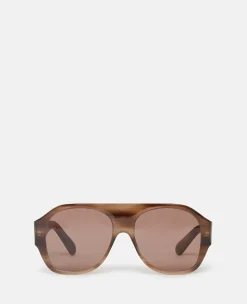 Logo Chunky Aviator Sunglasses