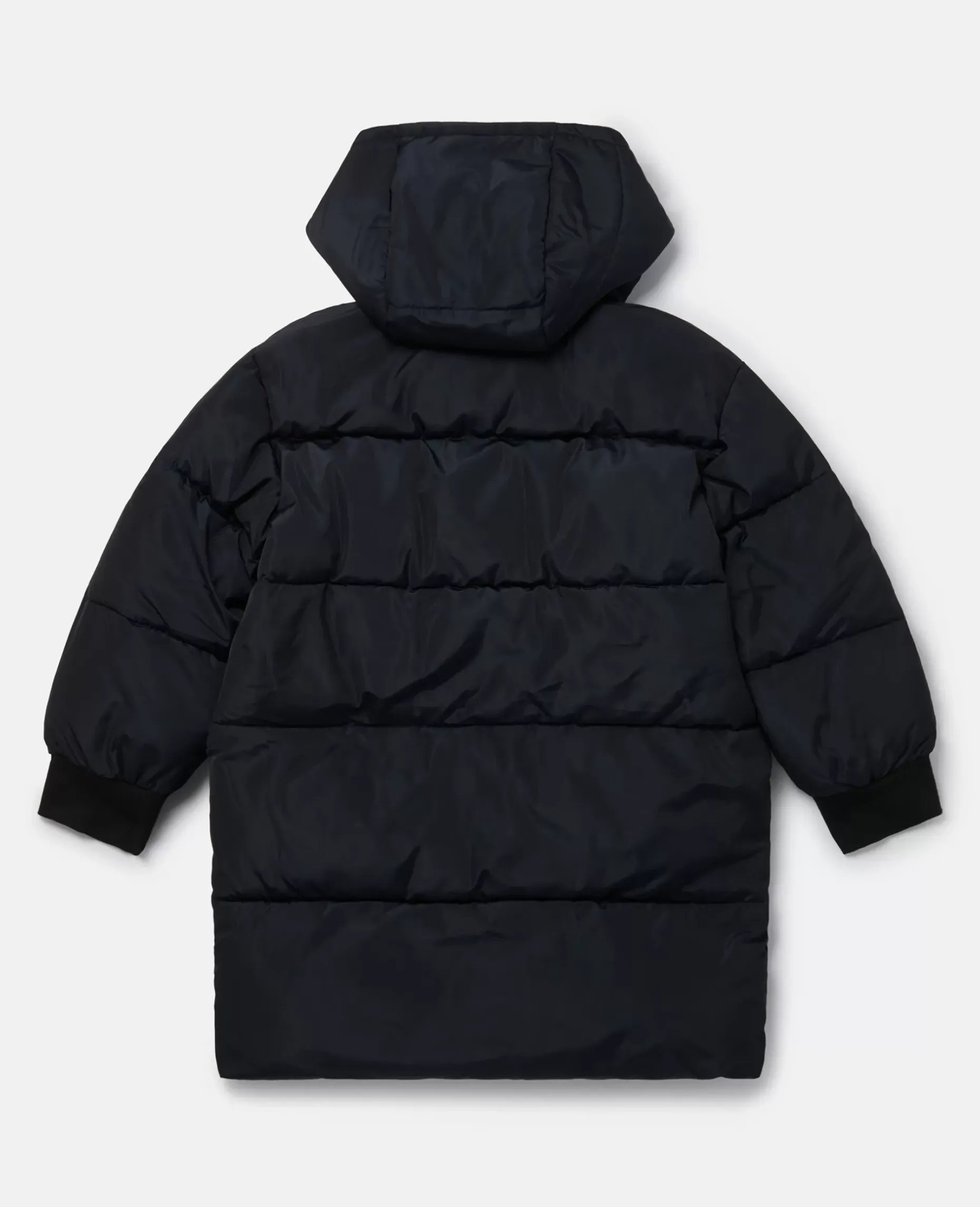 Logo Reversible Long Puffer Coat