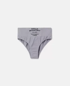 Logo Seamless High Leg High Waist Briefs