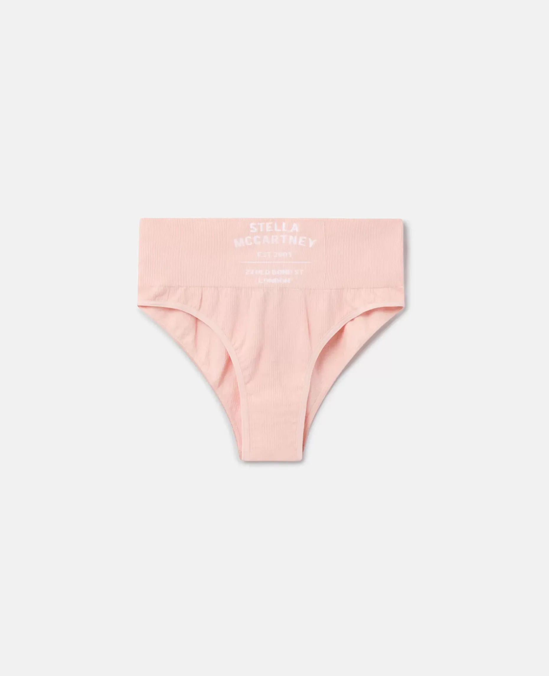 Logo Seamless High Leg High Waist Briefs