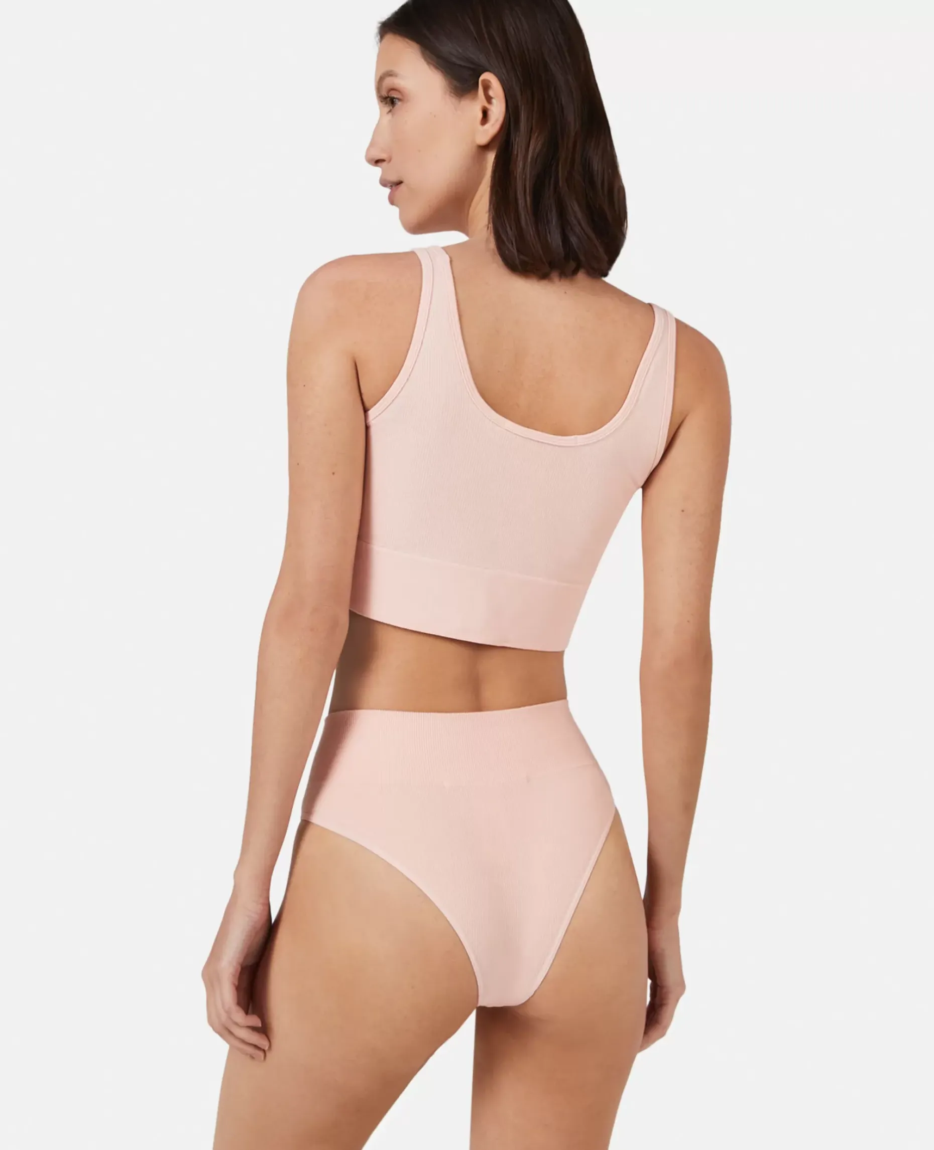 Logo Seamless High Leg High Waist Briefs