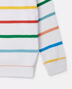 Logo Striped Sweatshirt