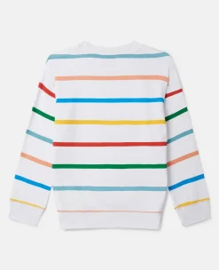Logo Striped Sweatshirt