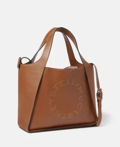 Logo Studded Grainy Alter Mat Crossbody Bag
