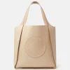 Logo Studded Grainy Alter Mat Square Tote Bag