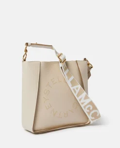 Logo Studded Grainy Alter Mat Shoulder Bag