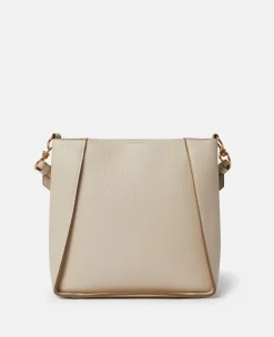 Logo Studded Grainy Alter Mat Shoulder Bag