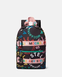 Logo Tape Patchwork Backpack