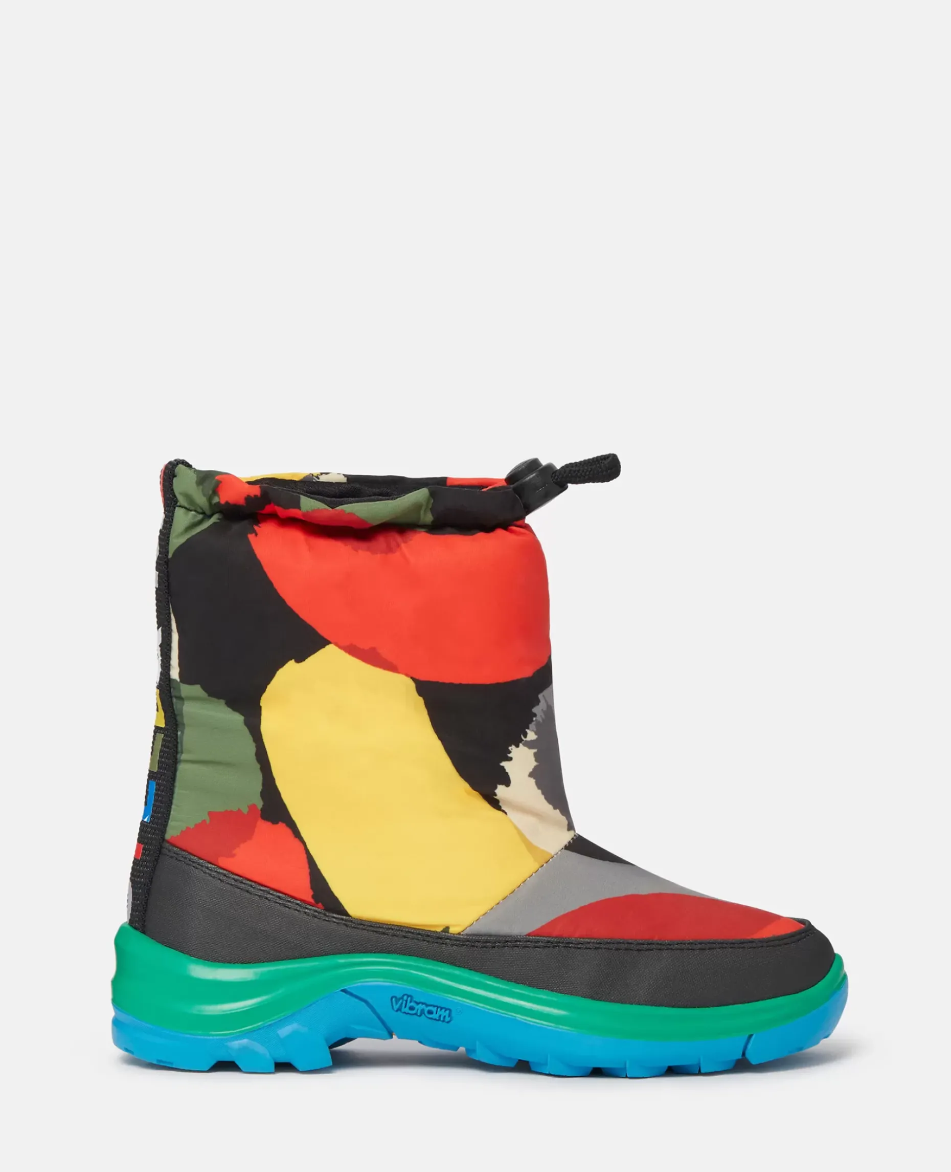 Logo Tape Smudge Print Padded Wellies