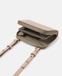 Logo Zip Strap Cardholder