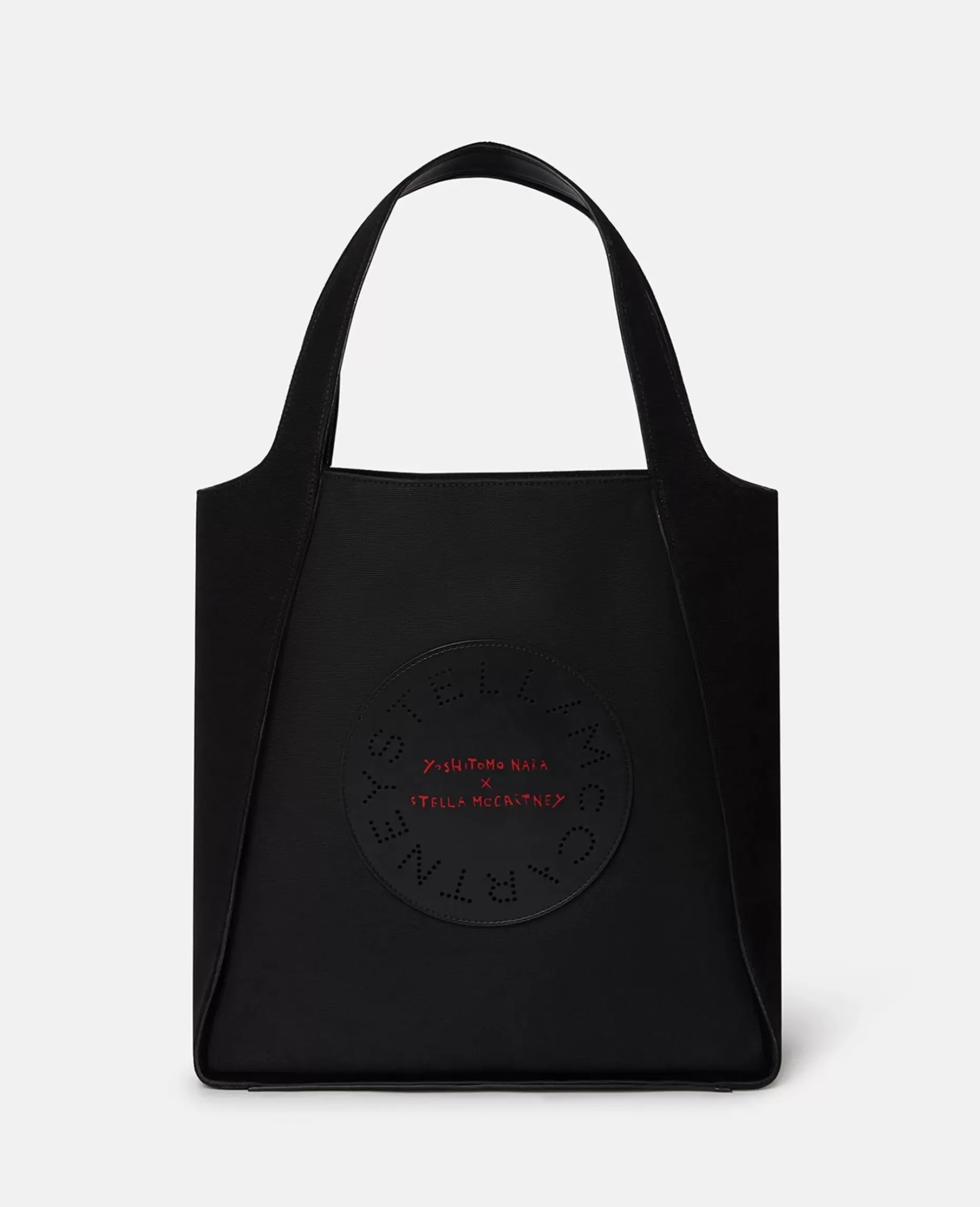 Lonesome Puppy Print Cotton Canvas Tote Bag