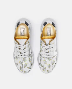 Loop Strawberry-Print Metallic Low-Top Trainers