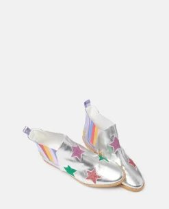 Metallic Stella Star Ankle Boots