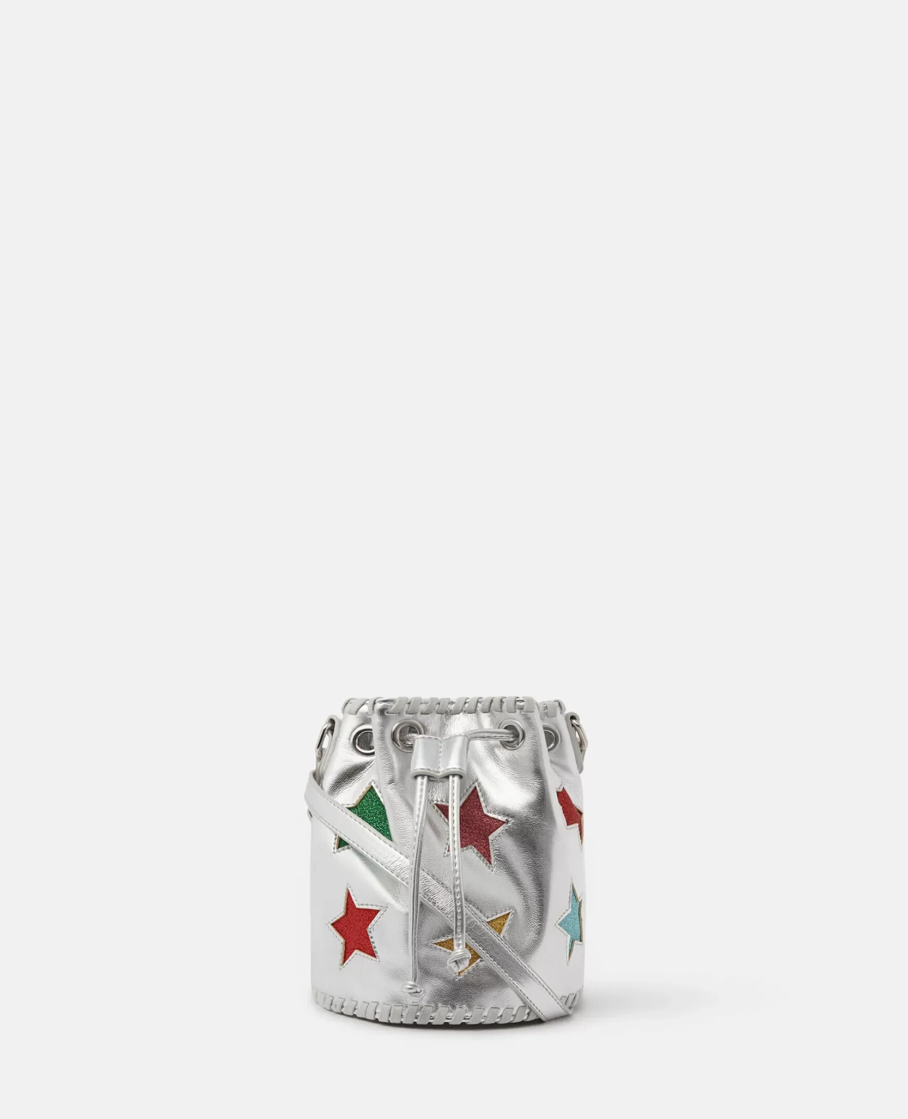 Metallic Stella Star Bucket Bag