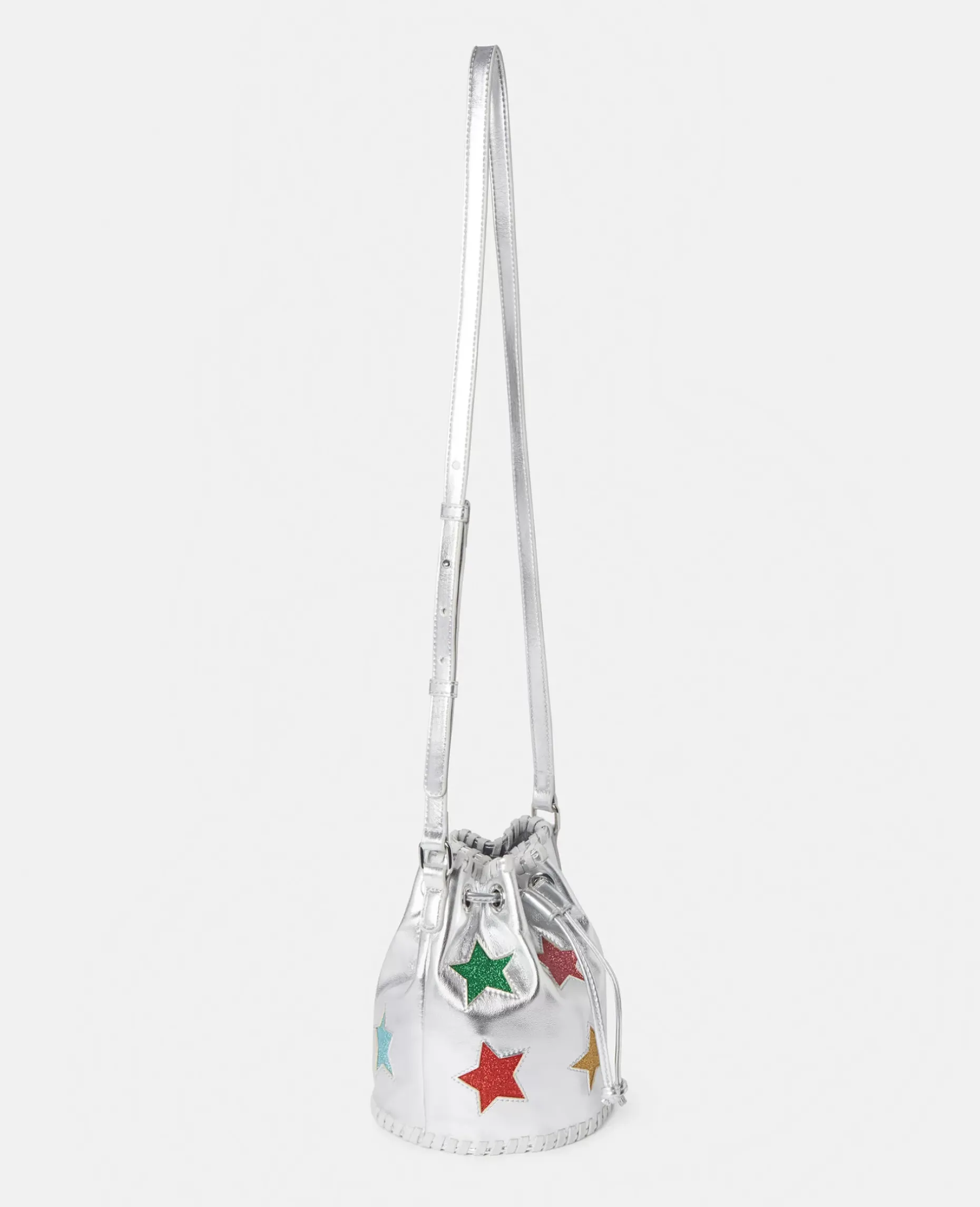 Metallic Stella Star Bucket Bag