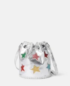 Metallic Stella Star Bucket Bag