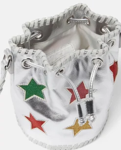 Metallic Stella Star Bucket Bag