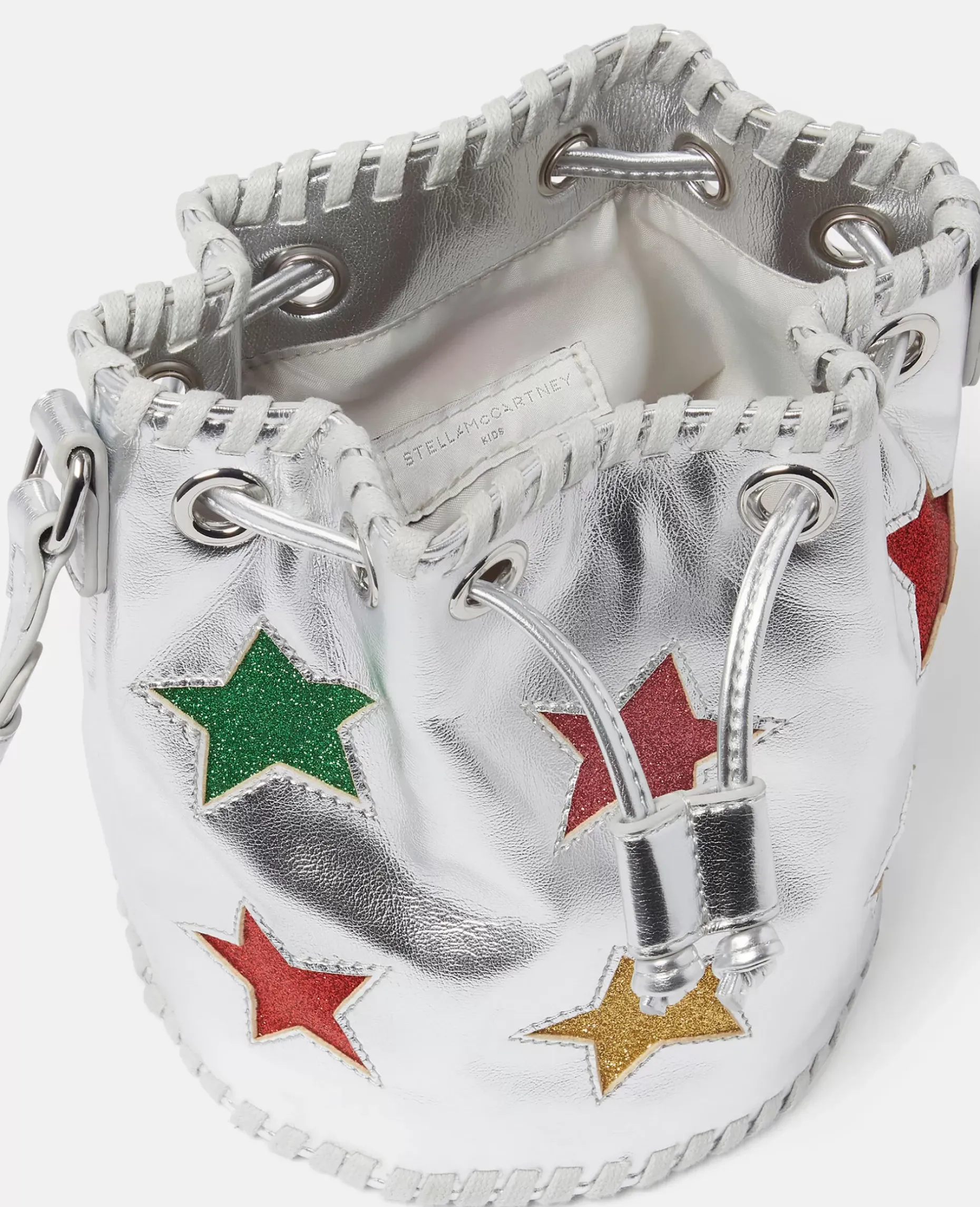 Metallic Stella Star Bucket Bag