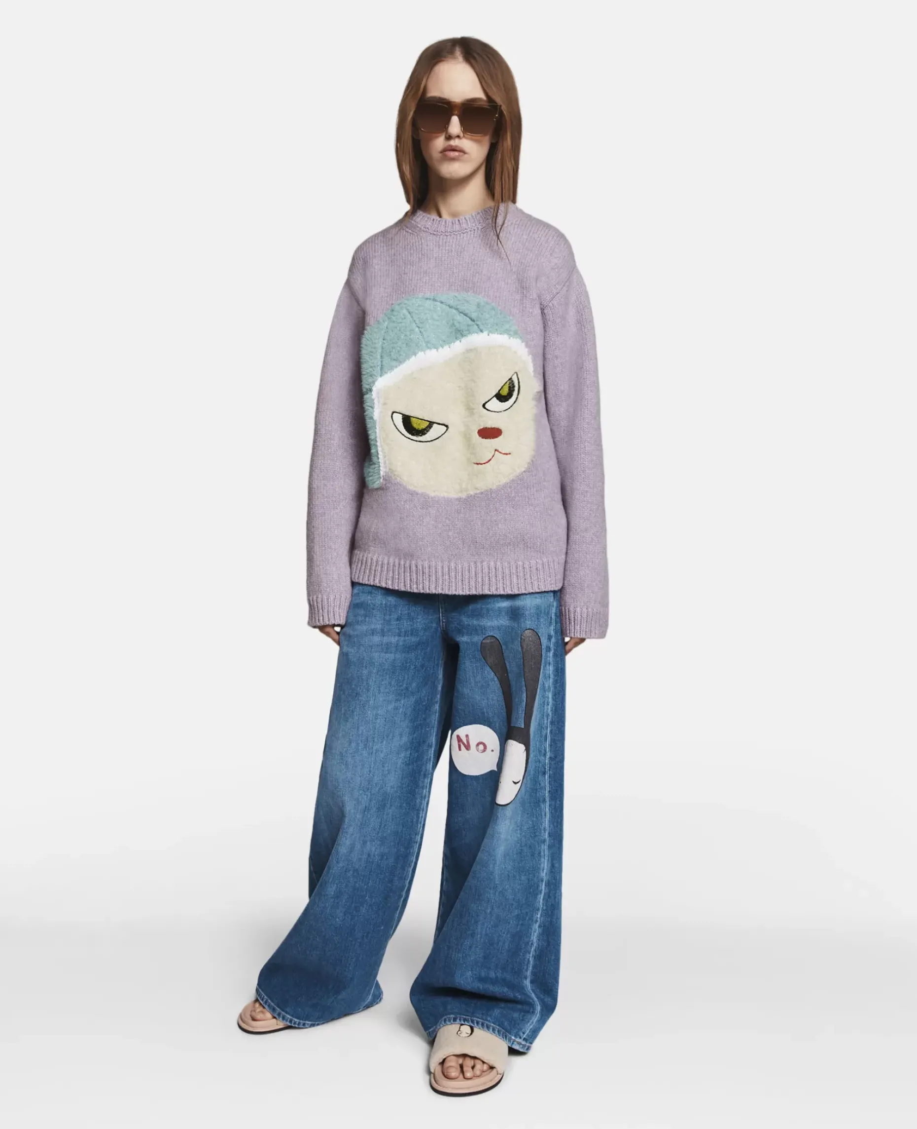 Mission Sheep Intarsia Knit Jumper