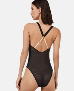 Monogram Mesh Bodysuit