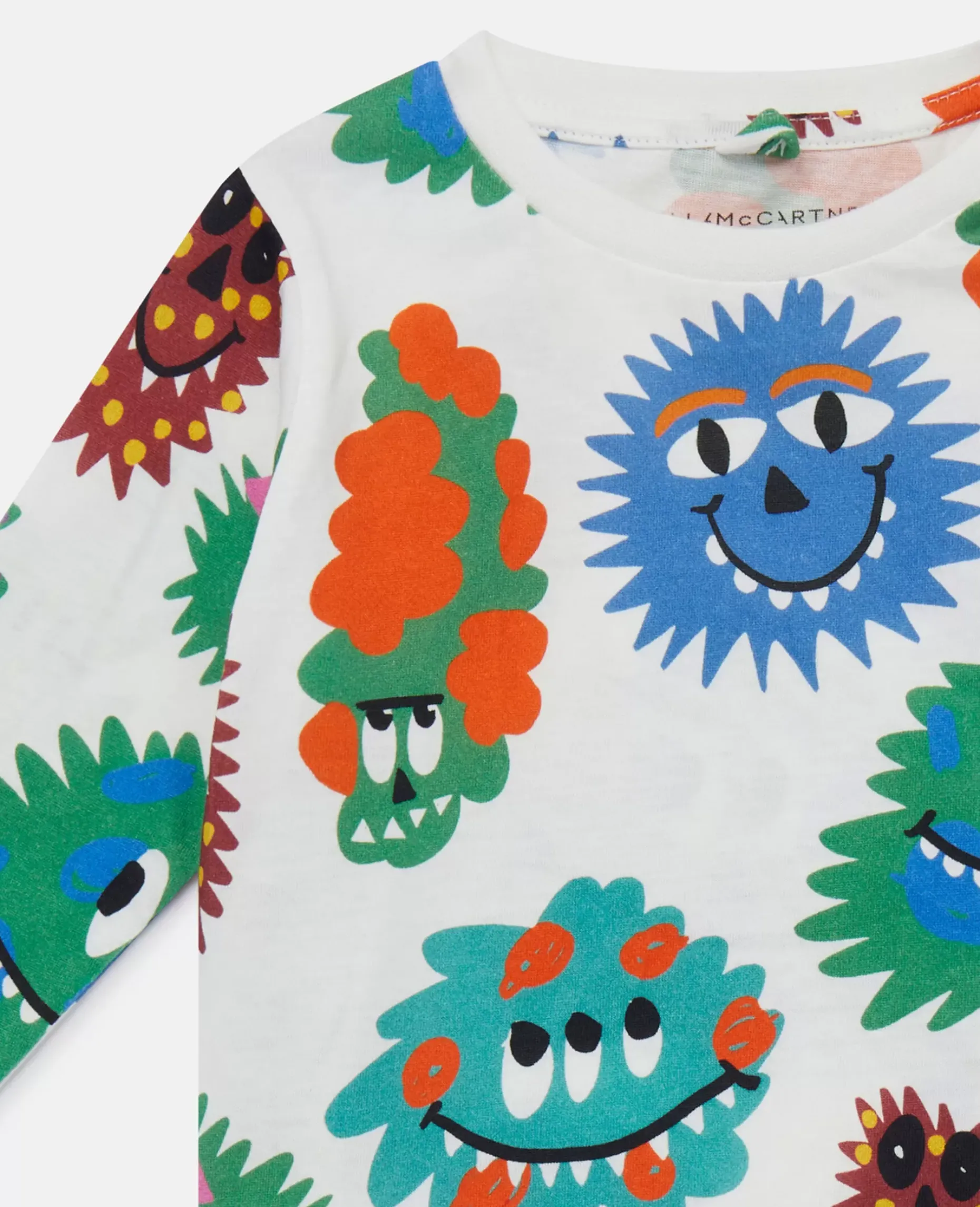 Monster Print Long Sleeve T-Shirt