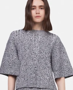 Mouline Rib Knit Top