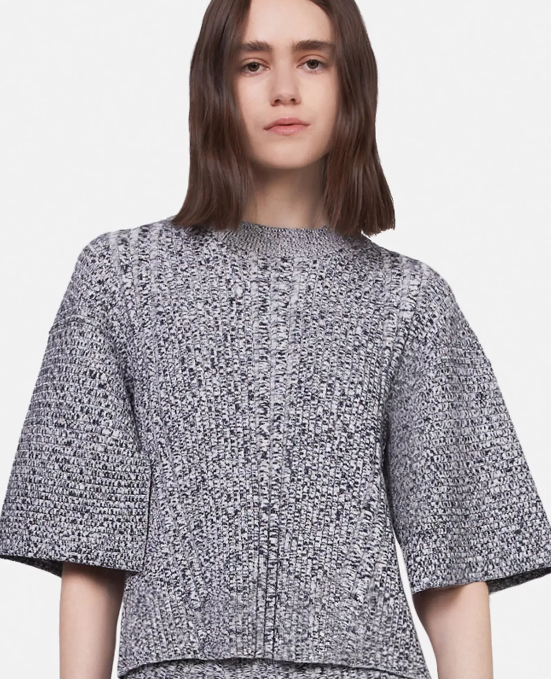 Mouline Rib Knit Top