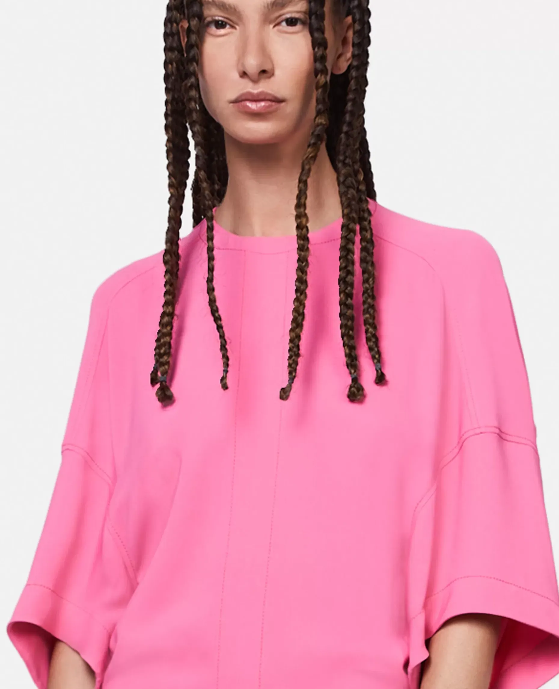 Oversized Sleeve T-Shirt Dress