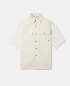 Oversized Utility Denim Shirt