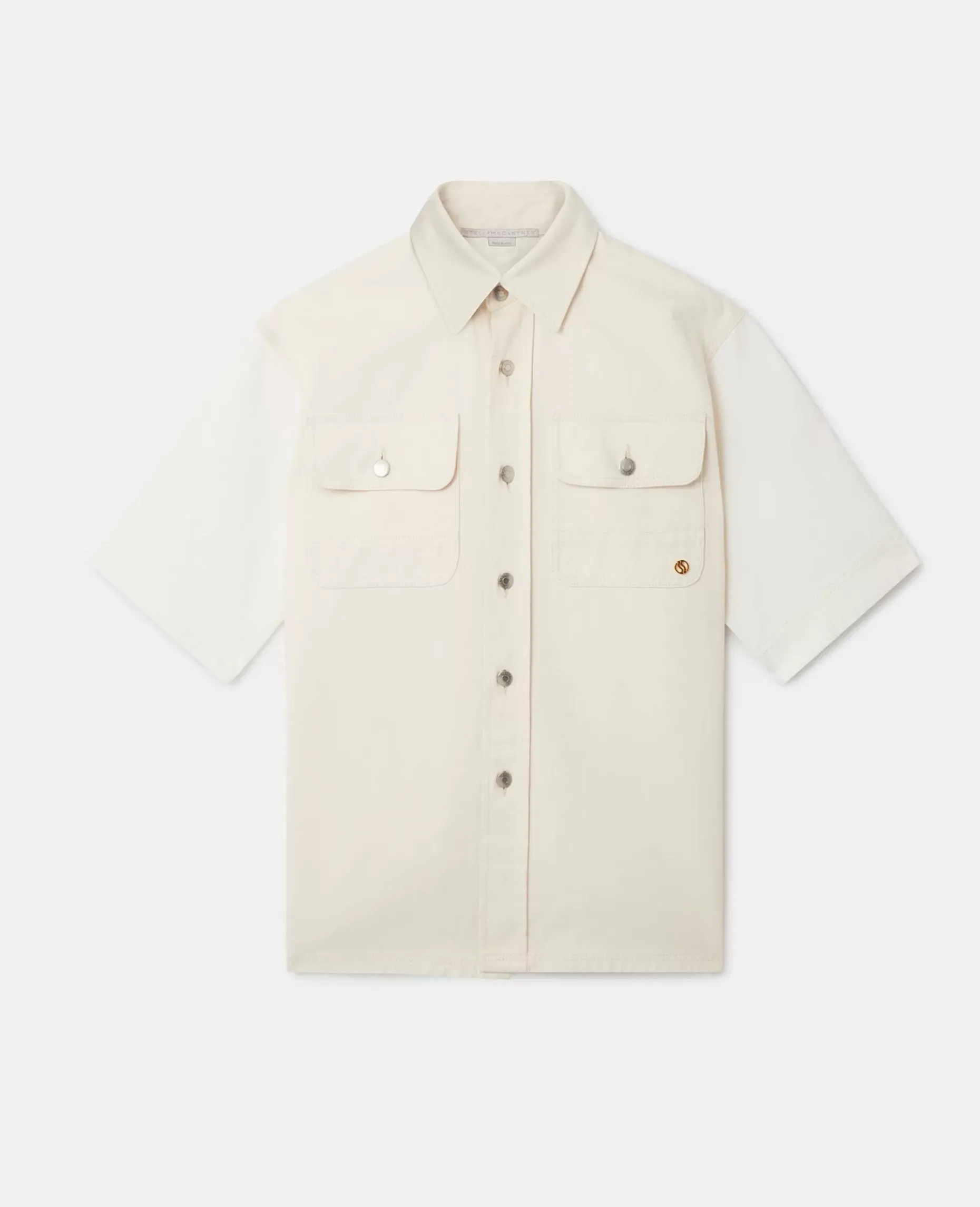 Oversized Utility Denim Shirt